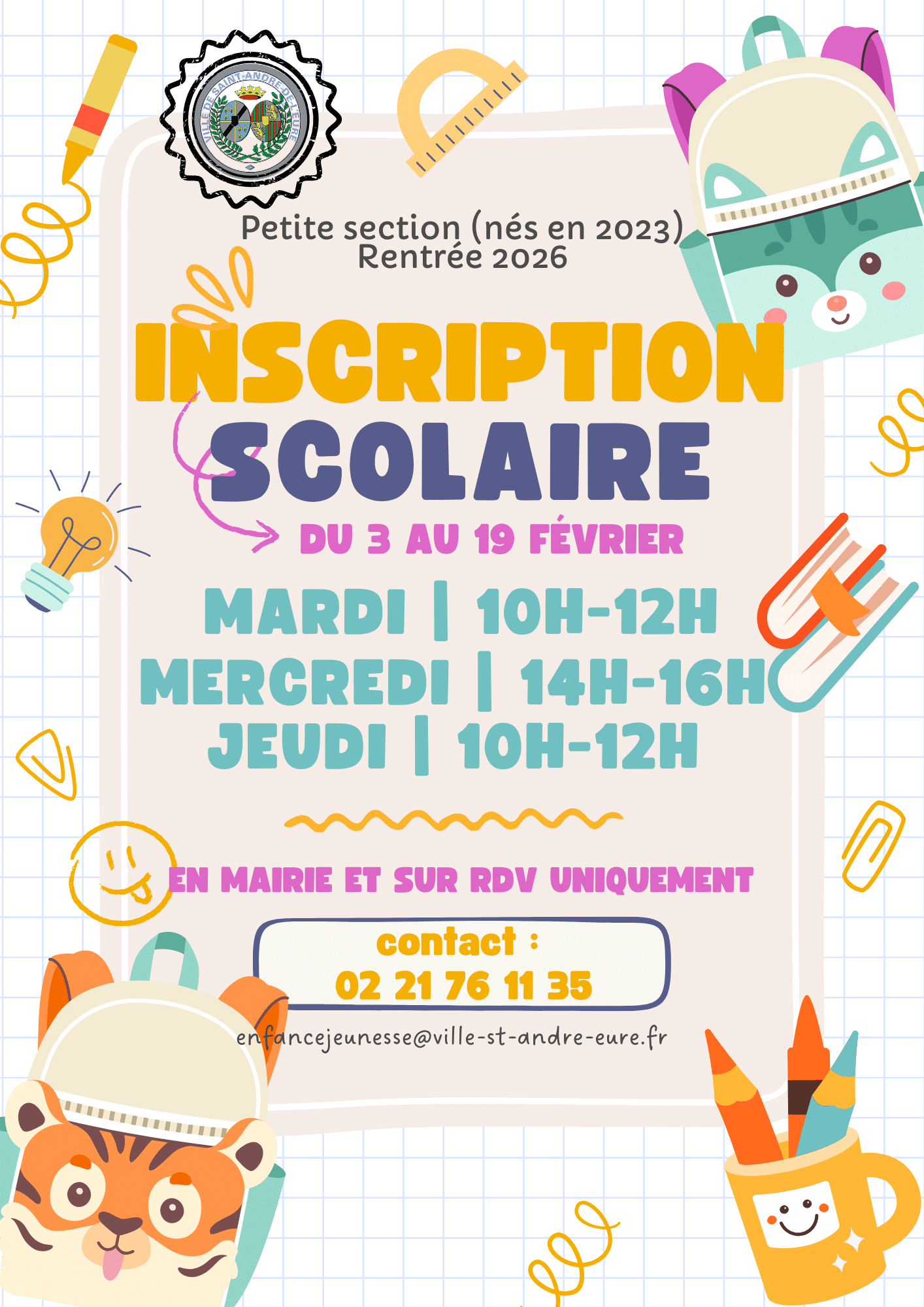 Inscription scolaire 26